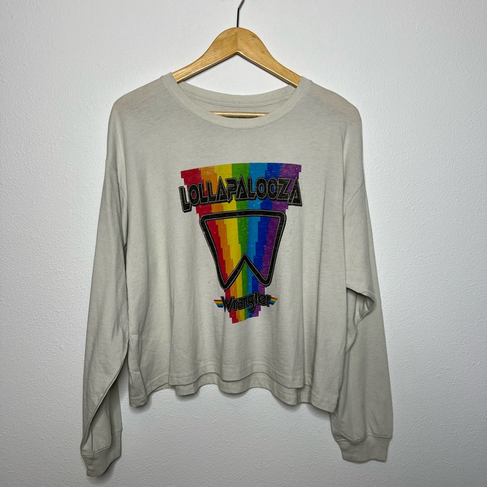 Wrangler Lollapalooza Music Festival Long Sleeve Tee M - Picture 2 of 7